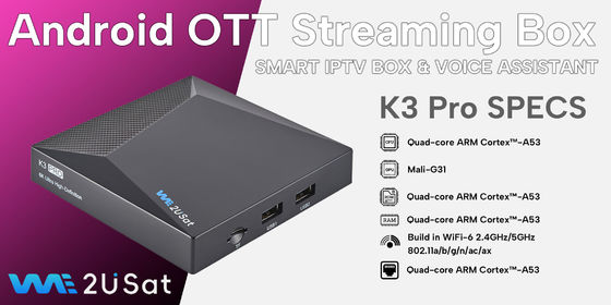 جعبه بین المللی K3 Pro IPTV